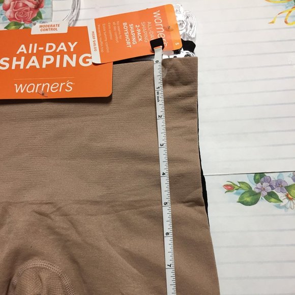 Warner's All-Day Shaping 2-Pack Boyshort (Small) - Picture 9 of 16